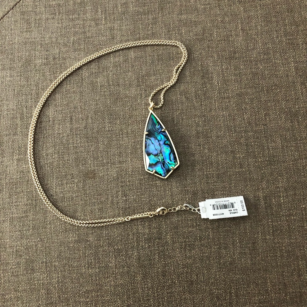 NWT Kendra Scott Abalone Carole Necklace - Picture 6 of 6